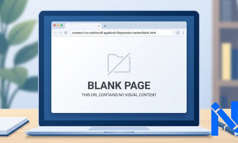 What Is content://cz.mobilesoft.appblock.fileprovider/cache/blank.html? Causes, Fixes & Explained